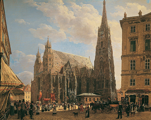 собор Святого Стефана, Картина Рудольфа фон Альта, 1832 г