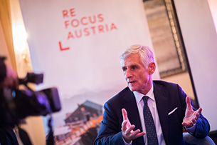 Министр иностранных дел Австрии Михаэль Линхарт