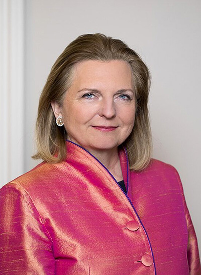 министр иностранных дел Австрии Карин Кнайсль 